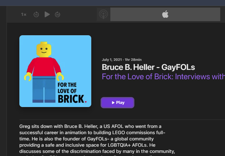 “For The Love Of Brick” Podcast