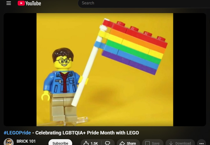Celebrating LGBTQIA+ Pride Month with LEGO